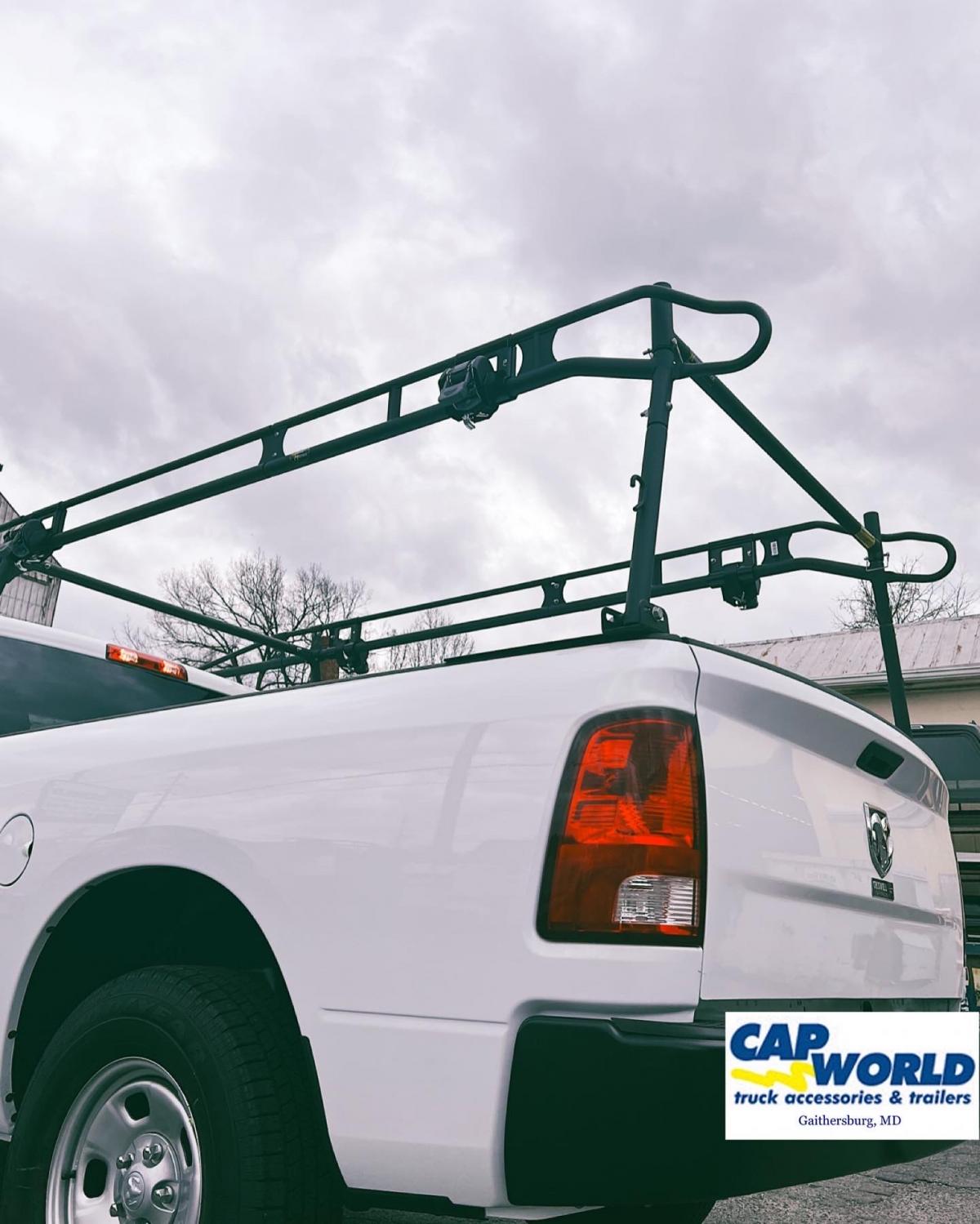 Kargo master ladder best sale rack for camper shell